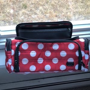 LUG trolley bag Red and White Polka Dot